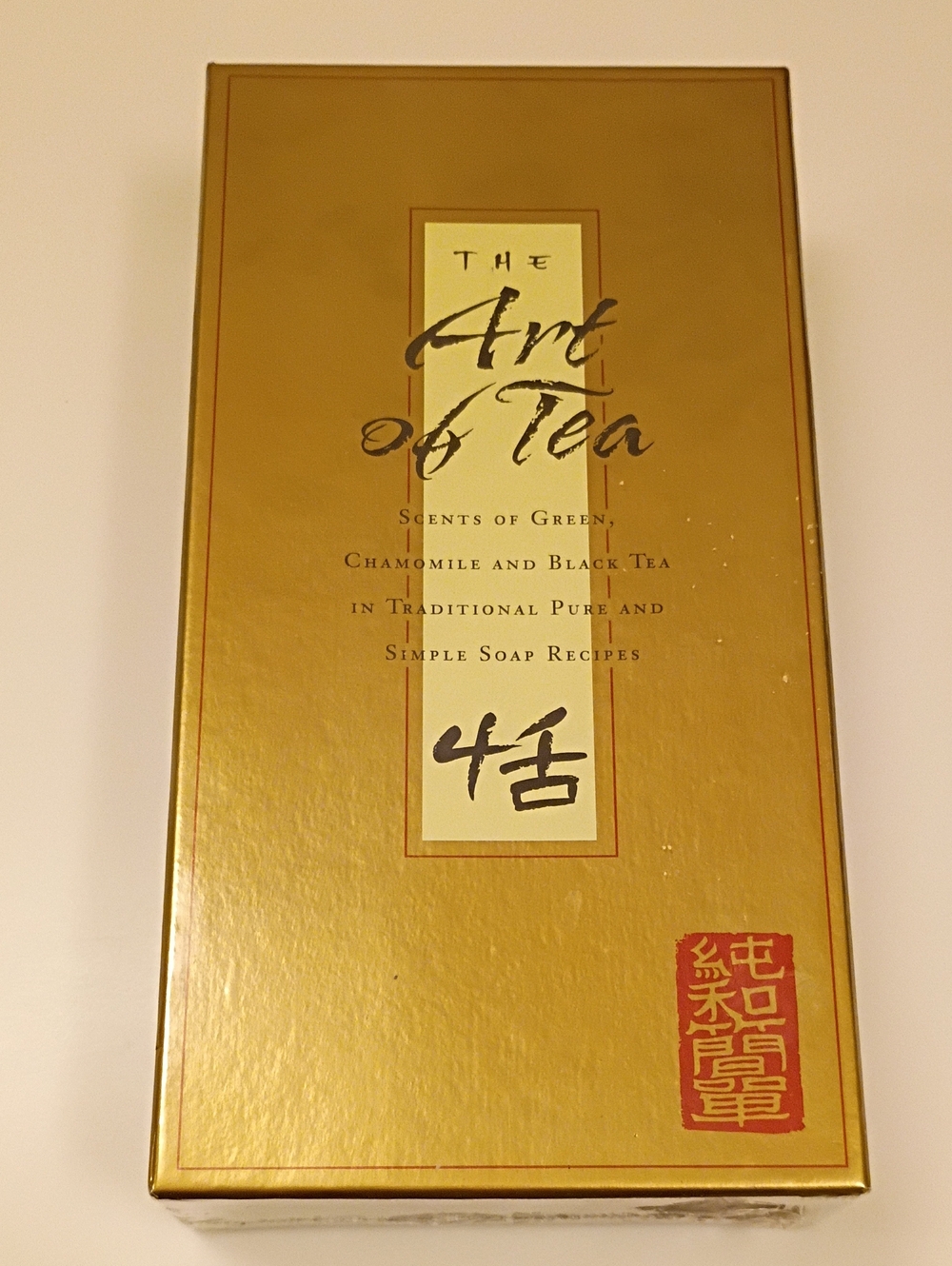 Gold Gift Box - The Art Of Tea Scented Soaps